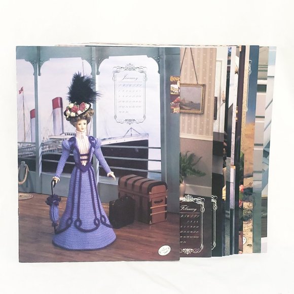 Annie's Calendar Bed Doll Society Office Edwardian Collection